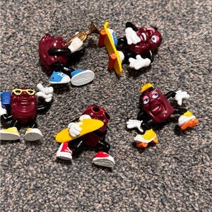 Quirky Character Figurine Set with Accessories